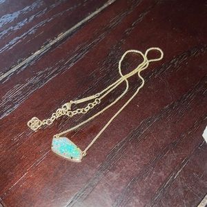 Kendra Scott Turquoise Kyocera Opal Necklace